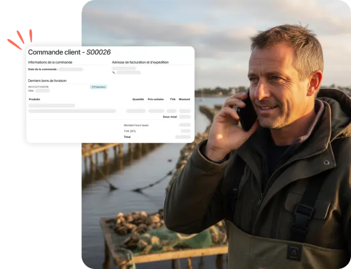 Commande client avec hubi